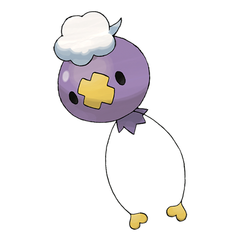 Official Drifloon artwork - cute Drifloon Pokémon card collector guide