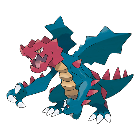 Official Druddigon artwork - cute Druddigon Pokémon card collector guide