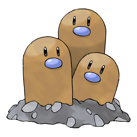 Dugtrio Shiny palette