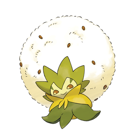 Official Eldegoss artwork - cute Eldegoss Pokémon card collector guide