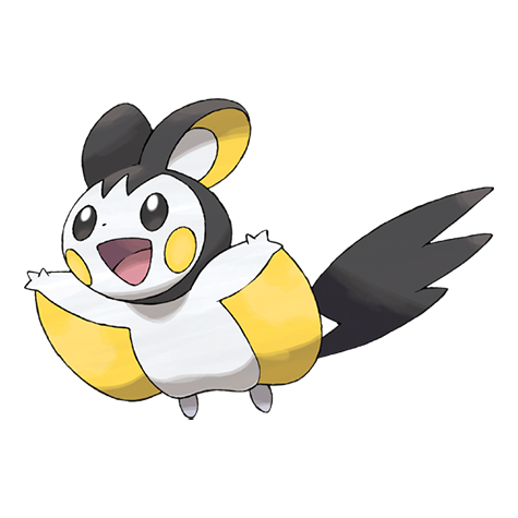 Official Emolga artwork - cute Emolga Pokémon card collector guide