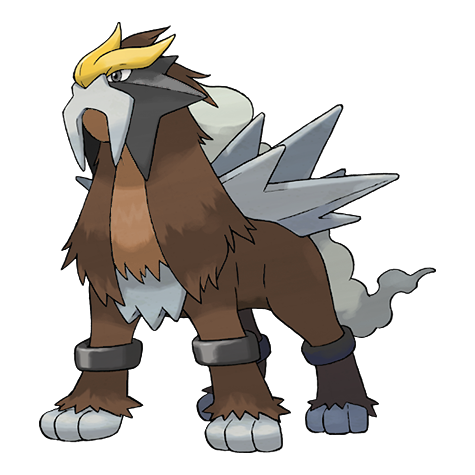 Entei Shiny palette