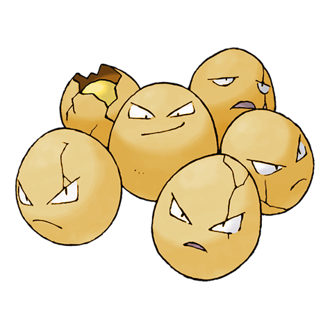 Exeggcute Shiny palette