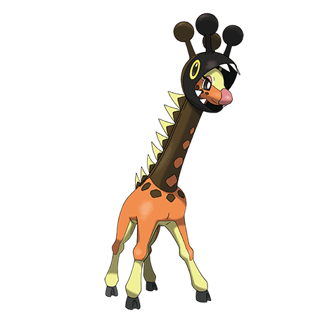 Official Farigiraf artwork - cute Farigiraf Pokémon card collector guide