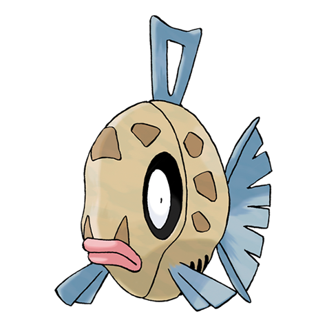 Official Feebas artwork - cute Feebas Pokémon card collector guide