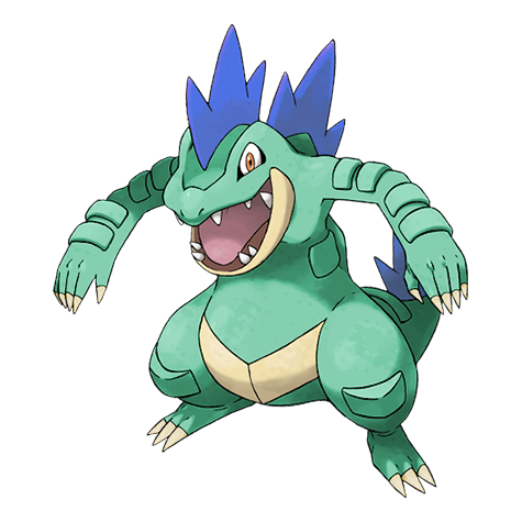 Feraligatr Shiny palette