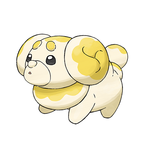 Official Fidough artwork - cute Fidough Pokémon card collector guide