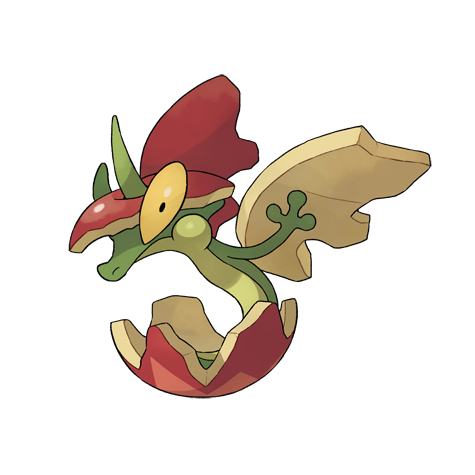 Official Flapple artwork - cute Flapple Pokémon card collector guide
