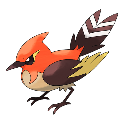 Fletchinder Shiny palette