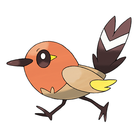 Fletchling Shiny palette