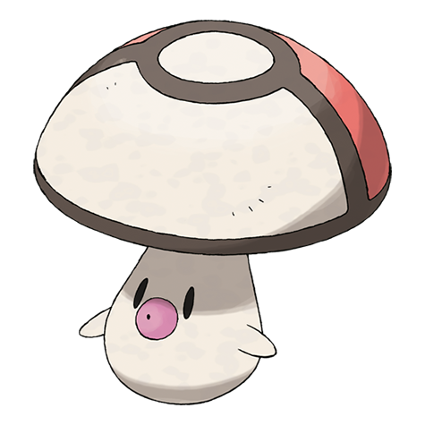 Official Foongus artwork - cute Foongus Pokémon card collector guide
