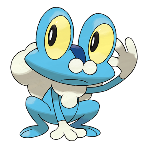 Official Froakie artwork - cute Froakie Pokémon card collector guide