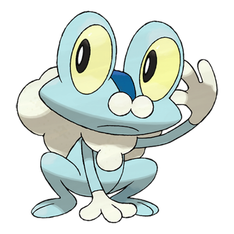 Froakie Shiny palette