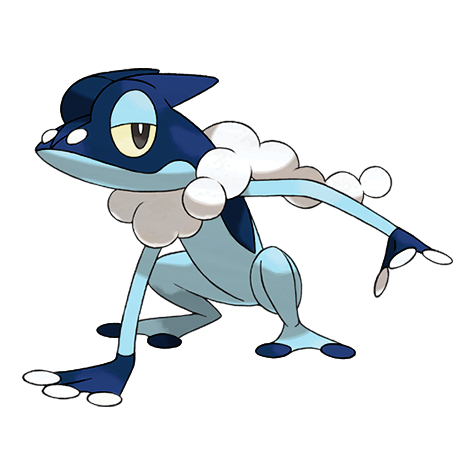 Frogadier Shiny palette