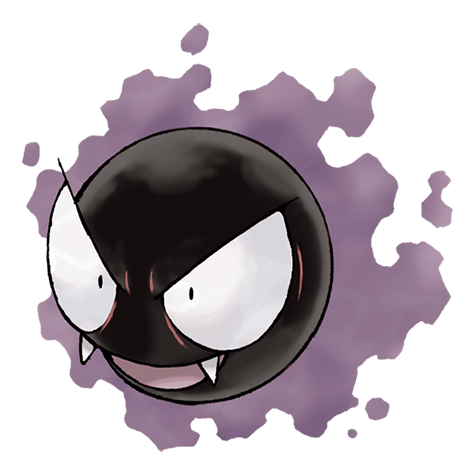 Official Gastly artwork - cute Gastly Pokémon card collector guide