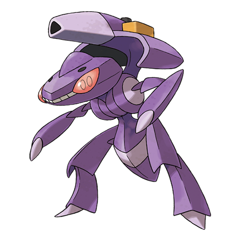 Official Genesect artwork - cute Genesect Pokémon card collector guide
