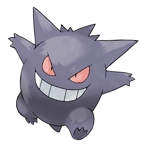 Gengar Shiny palette