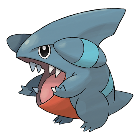 Official Gible artwork - cute Gible Pokémon card collector guide
