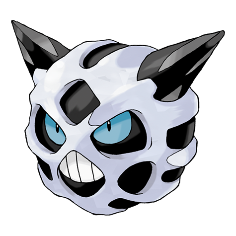 Official Glalie artwork - cute Glalie Pokémon card collector guide