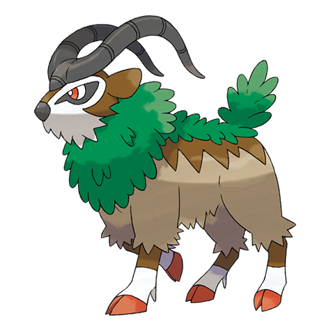 Official Gogoat artwork - cute Gogoat Pokémon card collector guide