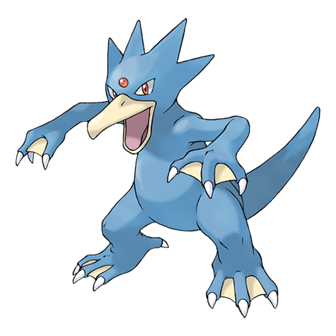 Golduck Official artwork