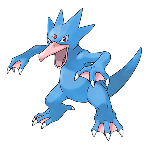 Golduck Shiny palette
