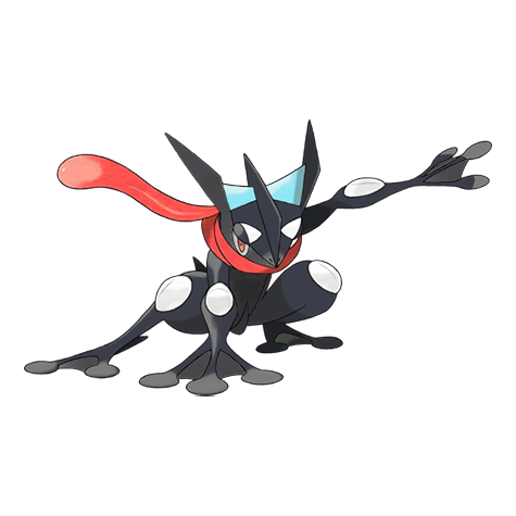 Greninja Shiny palette