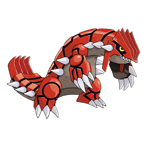 Official Groudon artwork - cute Groudon Pokémon card collector guide