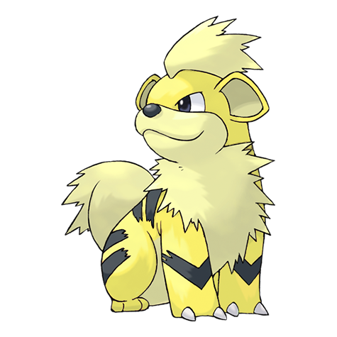 Growlithe Shiny palette