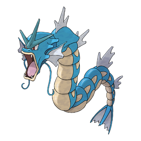 Official Gyarados artwork - cute Gyarados Pokémon card collector guide