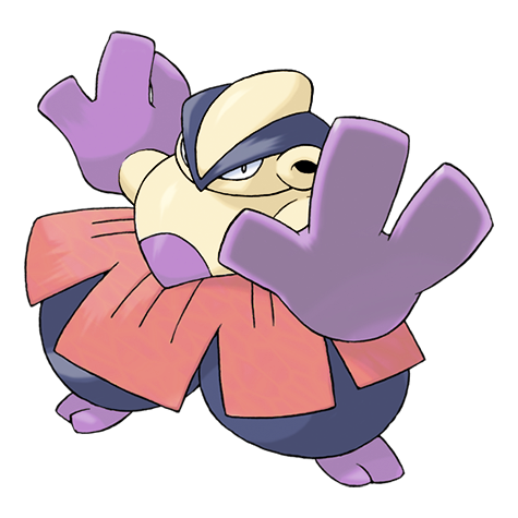 Hariyama Shiny palette