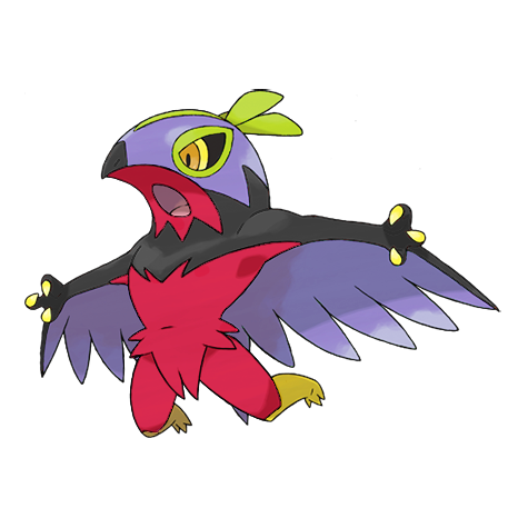 Hawlucha Shiny palette