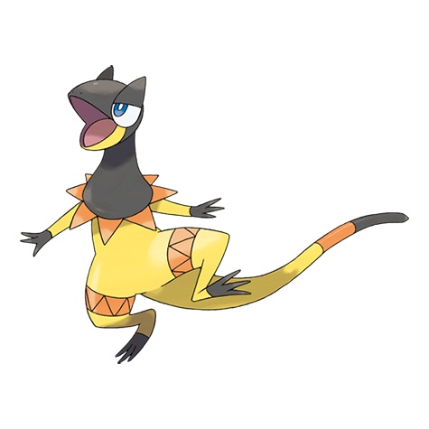Official Heliolisk artwork - cute Heliolisk Pokémon card collector guide