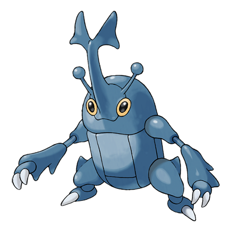 Official Heracross artwork - cute Heracross Pokémon card collector guide