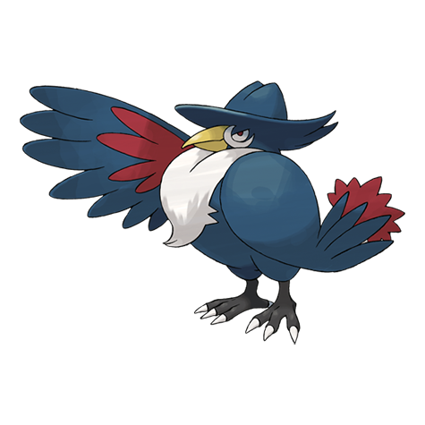 Official Honchkrow artwork - cute Honchkrow Pokémon card collector guide