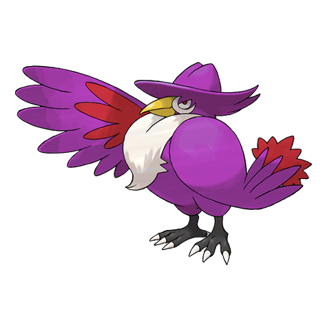 Honchkrow Shiny palette