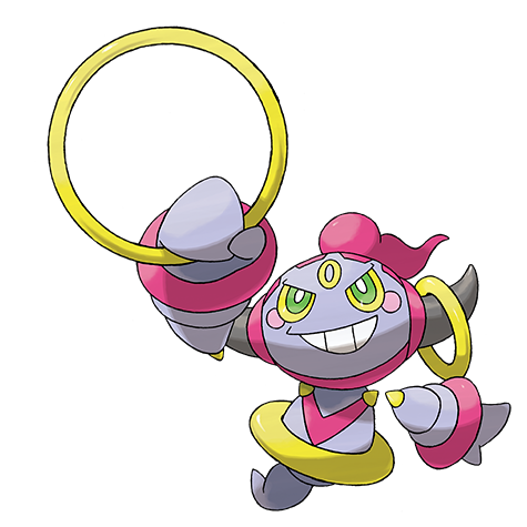 Official Hoopa artwork - cute Hoopa Pokémon card collector guide