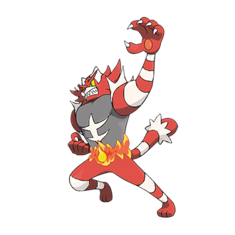 Incineroar Shiny palette