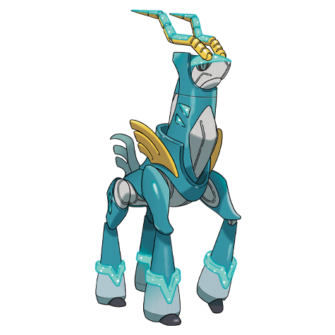 Official Iron Crown artwork - cute Iron Crown Pokémon card collector guide