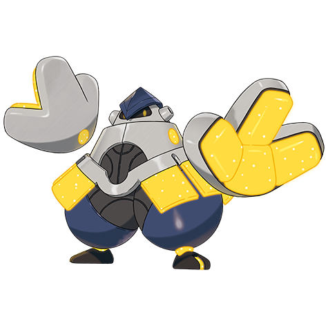 Official Iron Hands artwork - cute Iron Hands Pokémon card collector guide