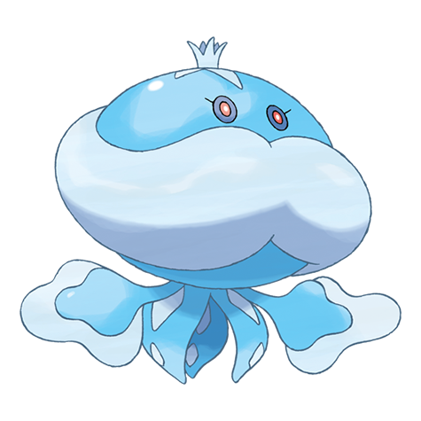 Official Jellicent artwork - cute Jellicent Pokémon card collector guide