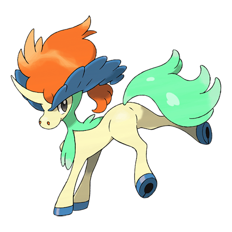 Keldeo Shiny palette