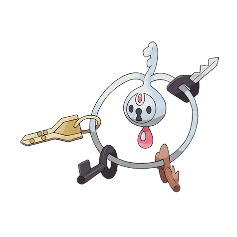 Official Klefki artwork - cute Klefki Pokémon card collector guide