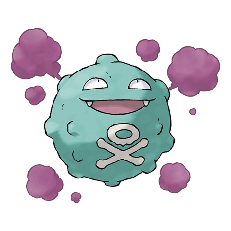 Koffing Shiny palette