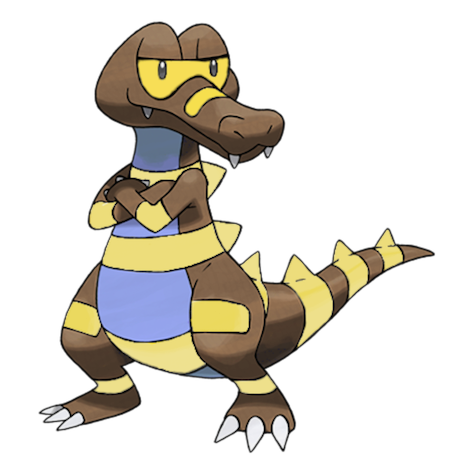 Krokorok Shiny palette