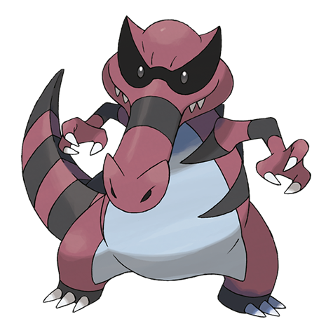Official Krookodile artwork - cute Krookodile Pokémon card collector guide
