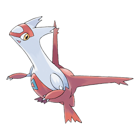 Official Latias artwork - cute Latias Pokémon card collector guide