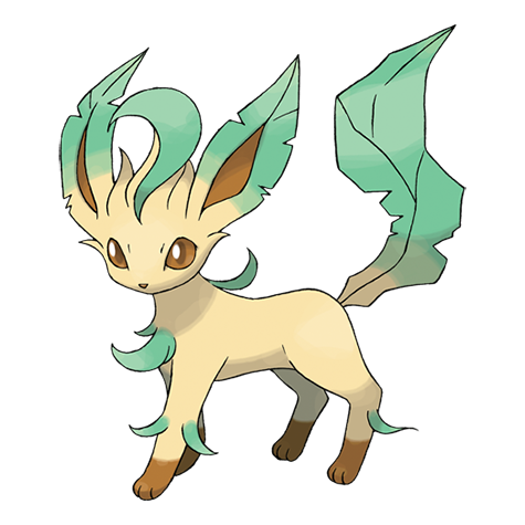 Leafeon Official artwork