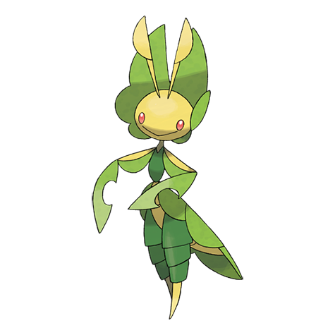 Official Leavanny artwork - cute Leavanny Pokémon card collector guide