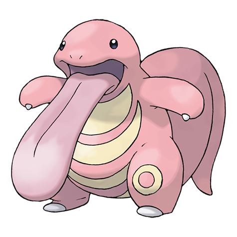 Official Lickitung artwork - cute Lickitung Pokémon card collector guide